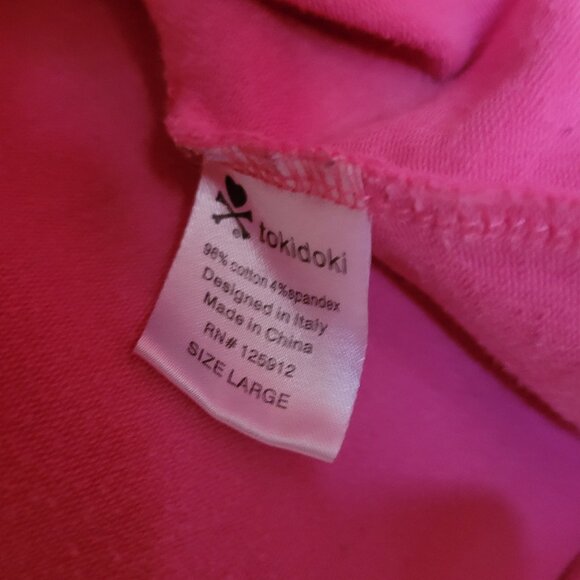 Tokidoki x Marvel - Women’s Size L Pink Zip Up Hoodie - Picture 5 of 6